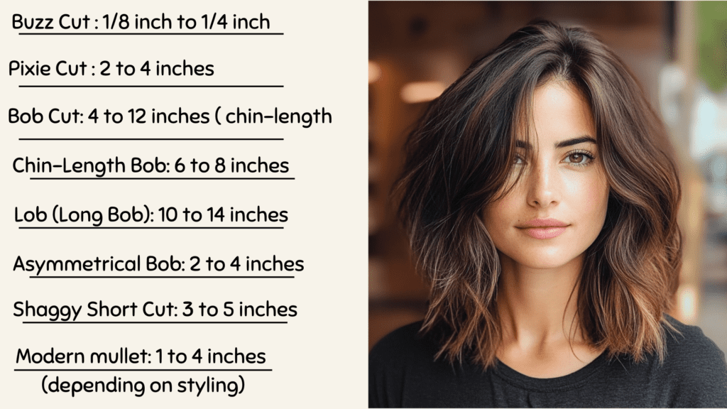 Hair length chart for women